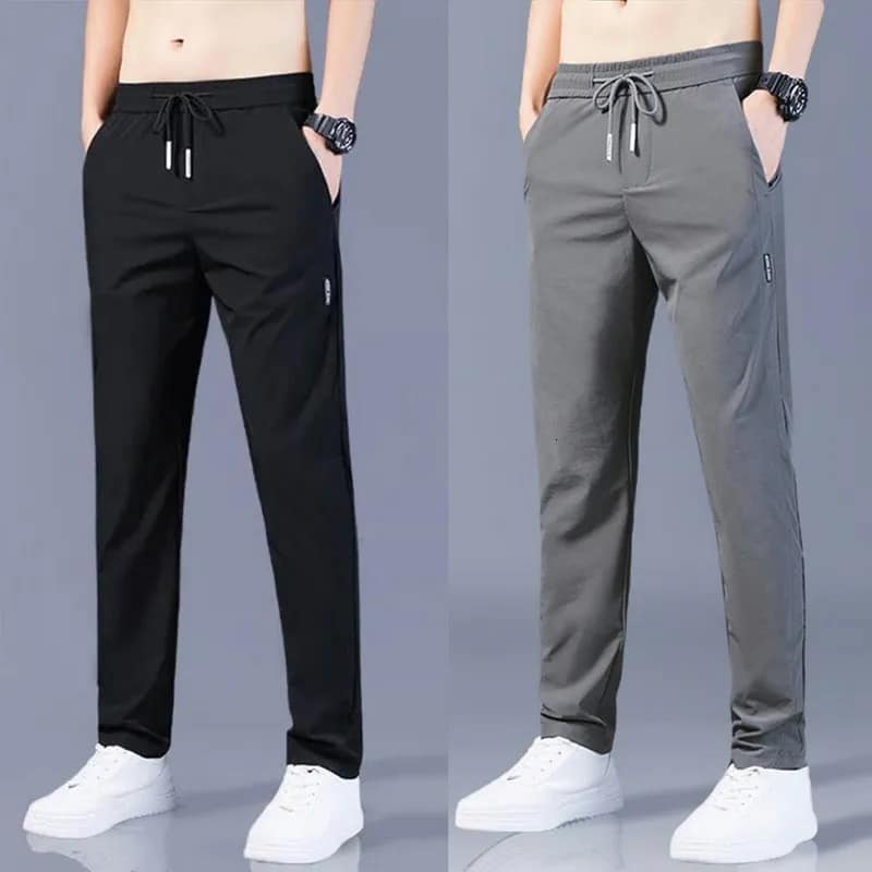 MEN CASUAL TWO WAY LYCRA TRACK PANTS (Pack of 2)