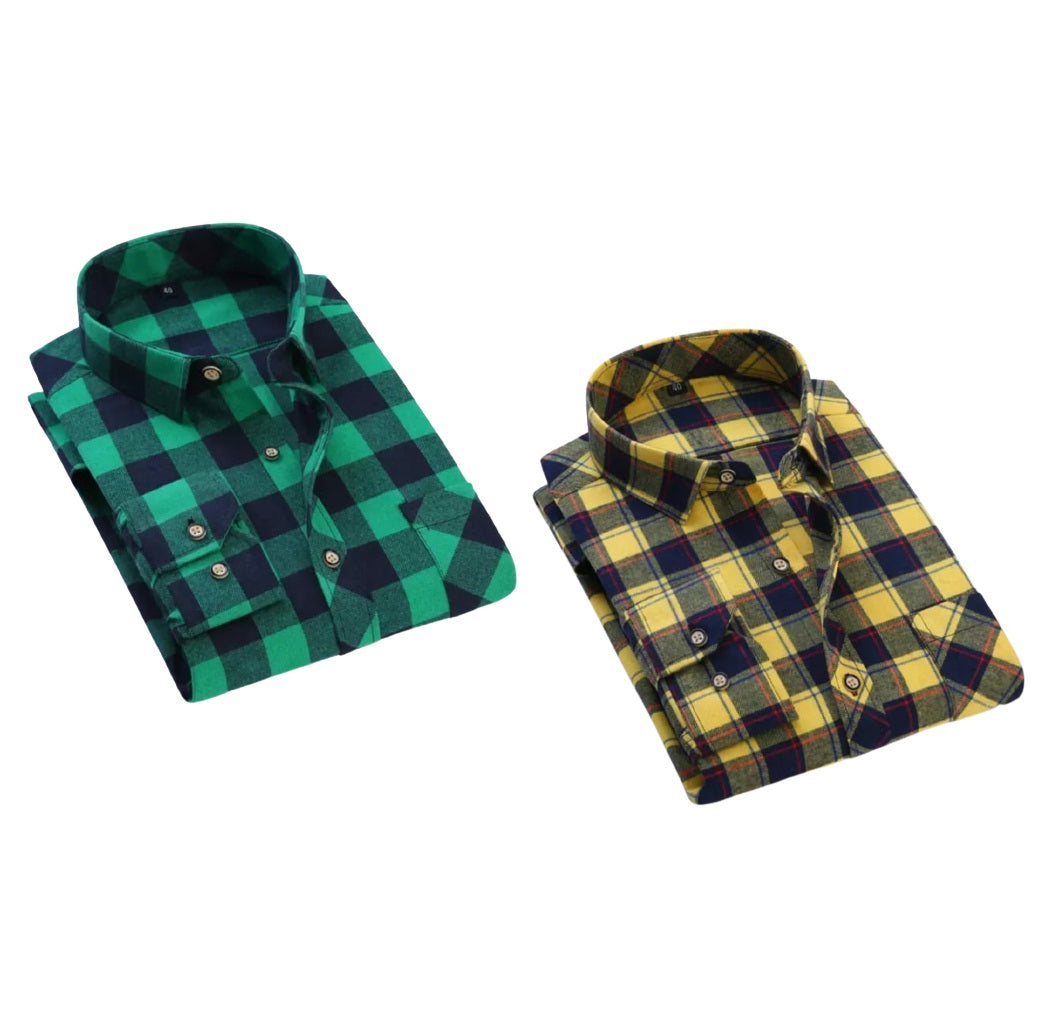 STYLISH NEW COMBO OF 5 CHECK SHIRTS