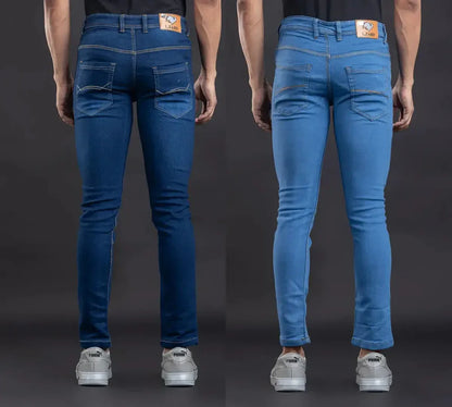 High Quality Men Regular Jeans ( Pack of 2)