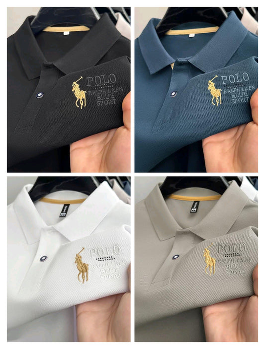 Short Sleeve Polo T Shirts (Pack of 4)